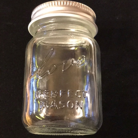 Polymer Clay Glass Stash Jar - Picture 2 of 2